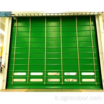 Porta di impilamento in PVC verticale industriale